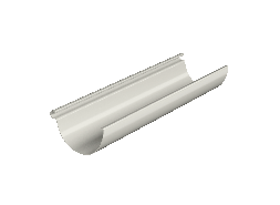 ТН МАКСИ 152/100 мм, водосточный желоб пластиковый (3 м), белый, шт.